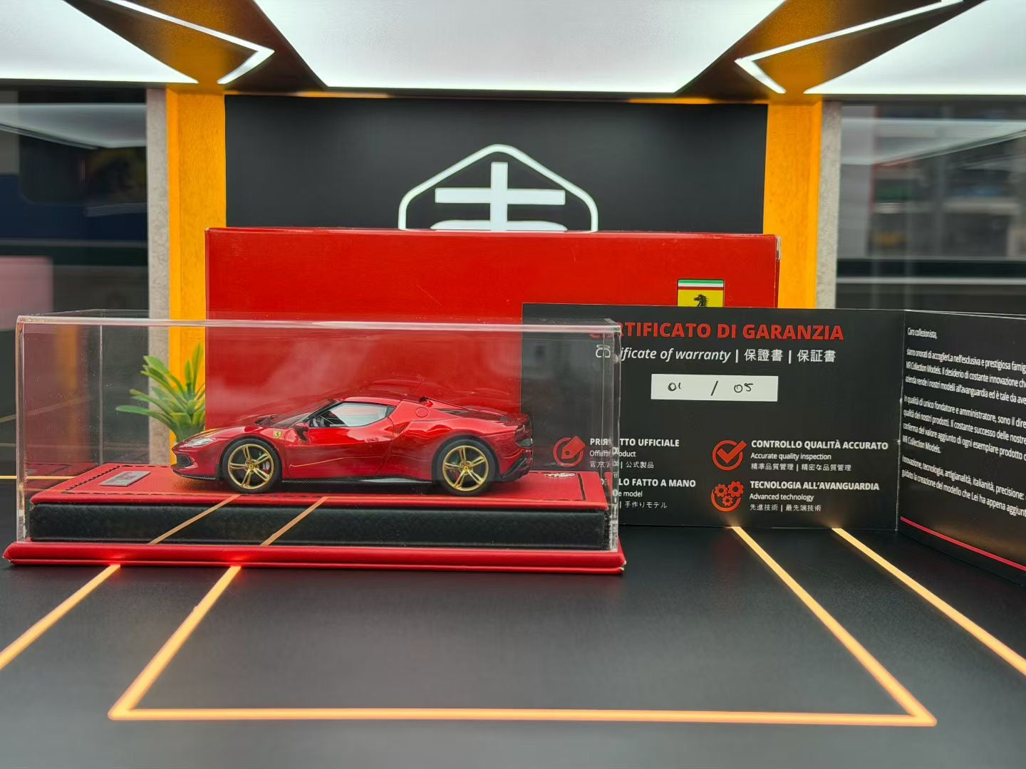 MR 1:43 Ferrari 296GTB 01/05 DDJ108