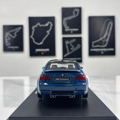 GT Spirit 1/18 BMW M3 E92 Blue GT941