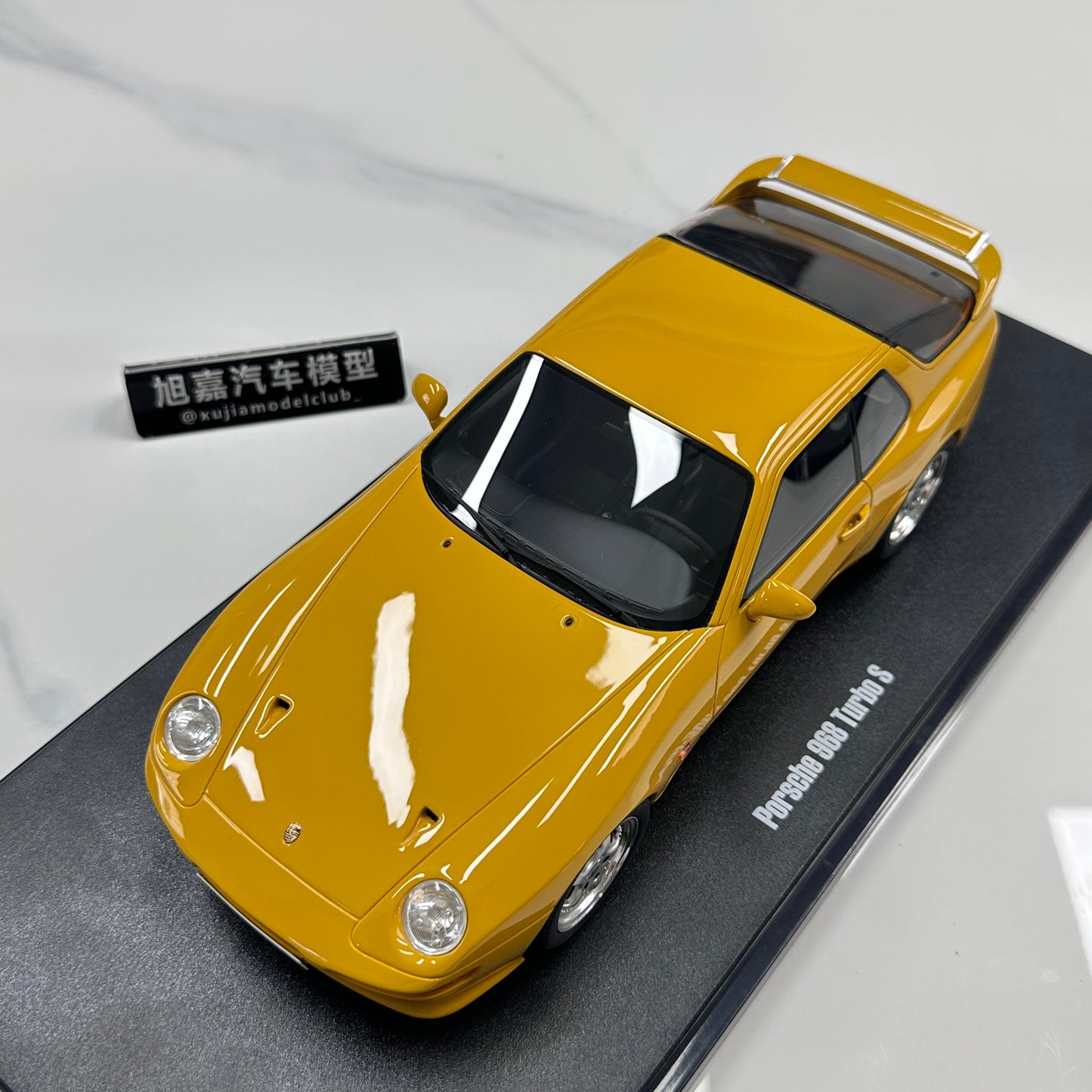 GT Spirit 1/18 Porsche 968 TURBOS Yellow GT947