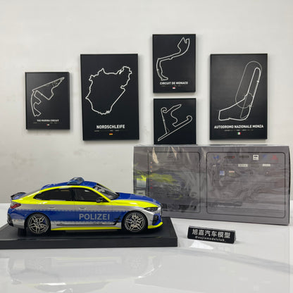 OTTO 1/18 BMW AC Schnitzer ACS4 Polizei 2022 (Blue & Silver Livery) OT1205