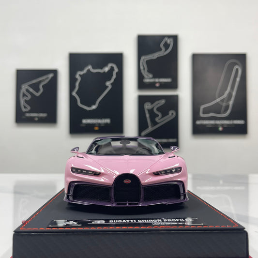 BBA MODEL 1/18 Bugatti Chiron Profilée – Pink