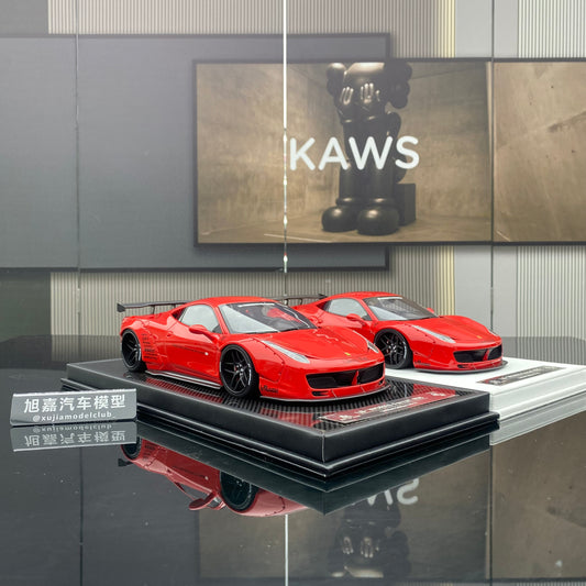 BBA CAR MODEL 1/18 Ferrari 458 GT simulation car model ornaments