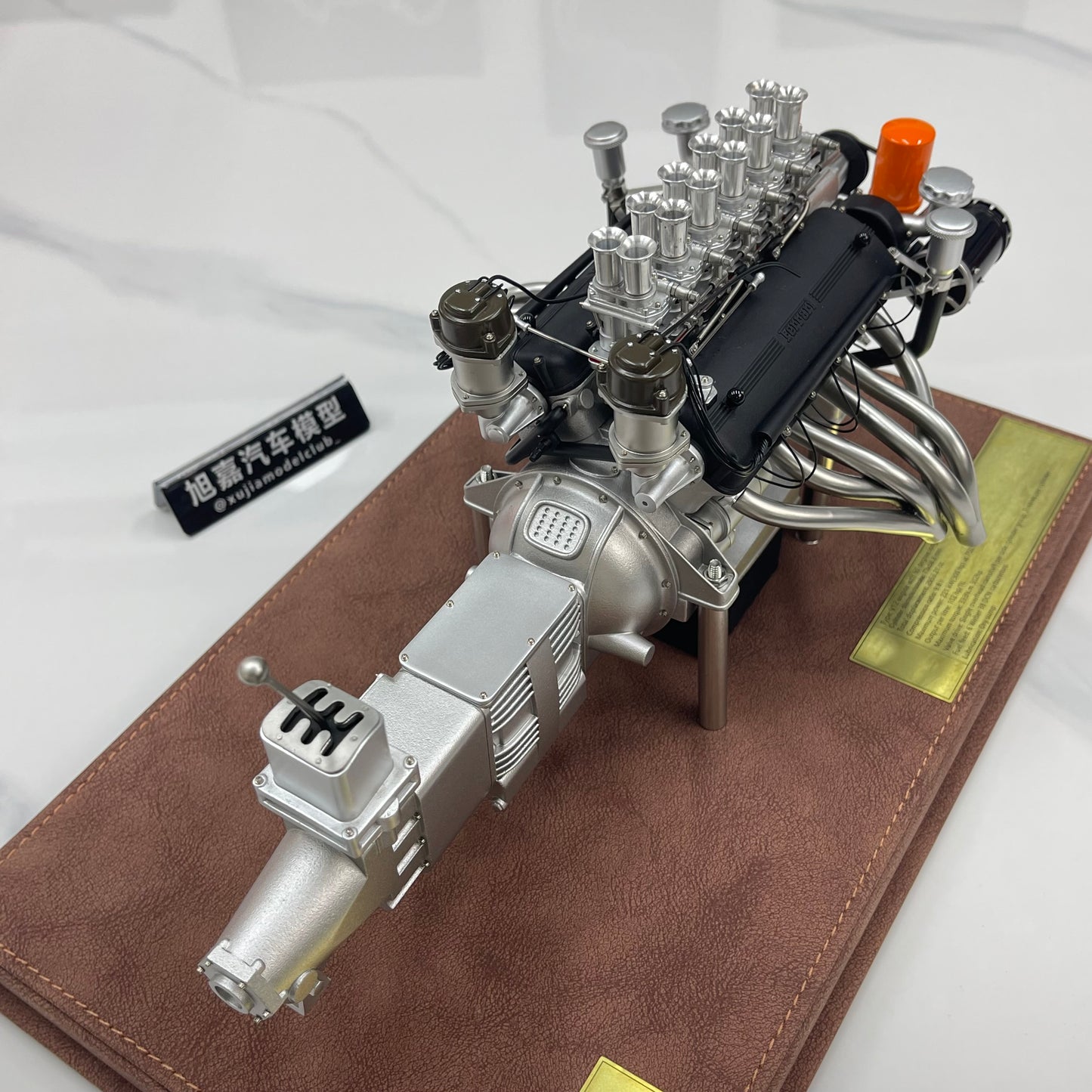 First Model 1/6 Ferrari 250 GTO Engine (Grey) FM06002