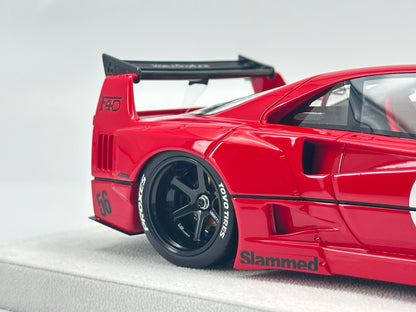 BBA MODEL 1/18 Ferrari F40 Standard Red Resin Car Model BBA015