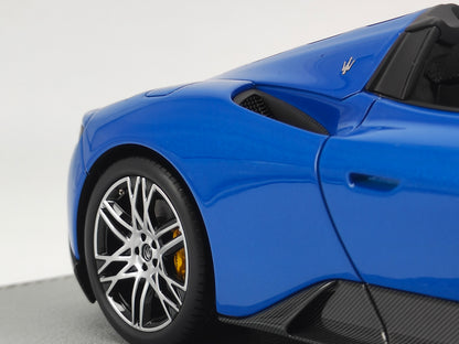 BBR 1/18 Maserati MC20 CIELO Convertible Boundless Blue Resin Car Model P18222D