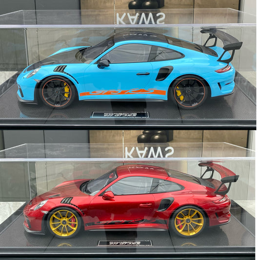 DM 1/8 Porsche 911 GT3RS high-end ornamental resin limited edition car model