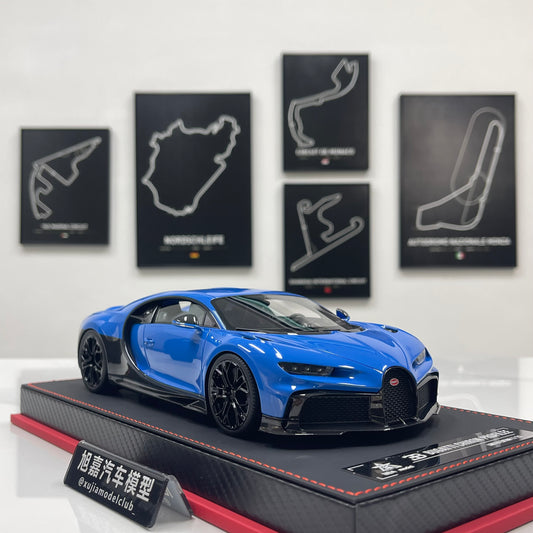 BBA MODEL 1/18 Bugatti Chiron Profilée Blue