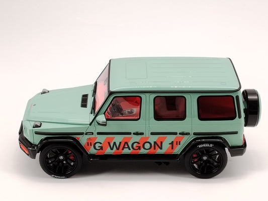 GT Spirit 1/18 Mercedes-Benz G63 OW Designer Green Orange Paint Limited Edition Simulation Model Car