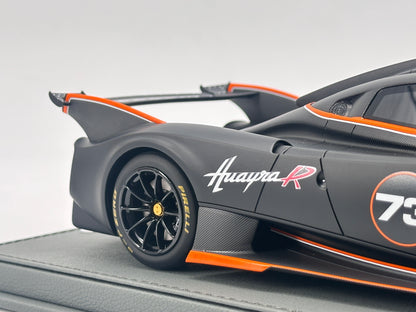 BBR 1/18 Pagani Huayra R Matte Black Simulation Car Model Ornament