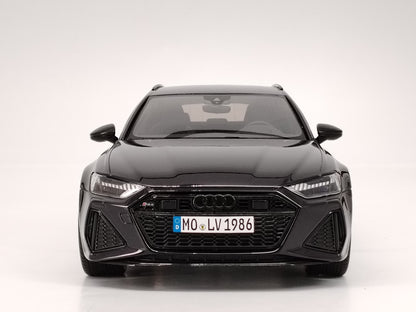 GT Spirit 1/18 Audi RS6 Avant with luggage black simulation model car