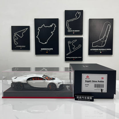 BBA MODEL 1/18 Bugatti Chiron Profilée – Black & White Panda
