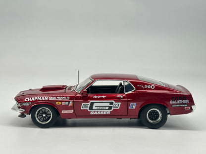 ACME 1/18 Ford Mustang BOSS 429 Red Paint Die Cast Car Model