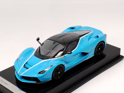 Amalgam 1/18 Ferrari LaFerrari Jia Nailiang Baby Blue Customized Simulation Car Model M6195-SC2