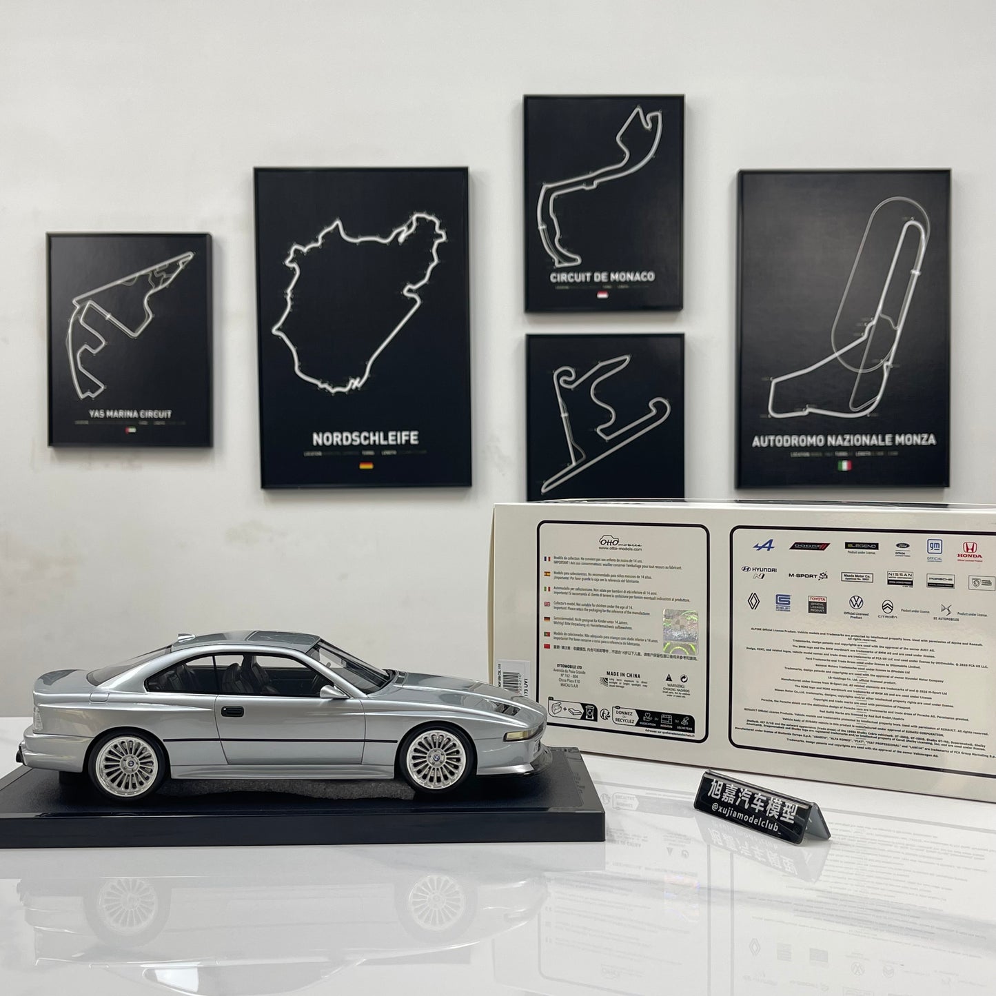 OTTO 1/18 BMW REYN SPEED SHOP 858 CSL (Designed by Jonsibal) – Shadow Chrome Metallic (OT1173)