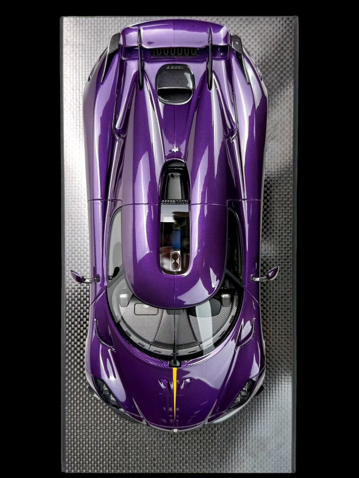 Frontiart 1/18 Koenigsegg Regera — Carbon Purple (Limited to 35 Units Worldwide)