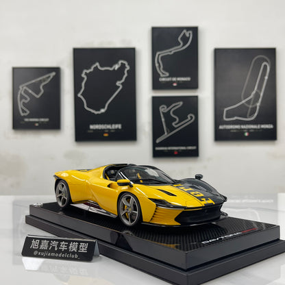 MR 1/18 Ferrari Icona Daytona SP3 Special Edition - Modena Yellow (FE036SE6)