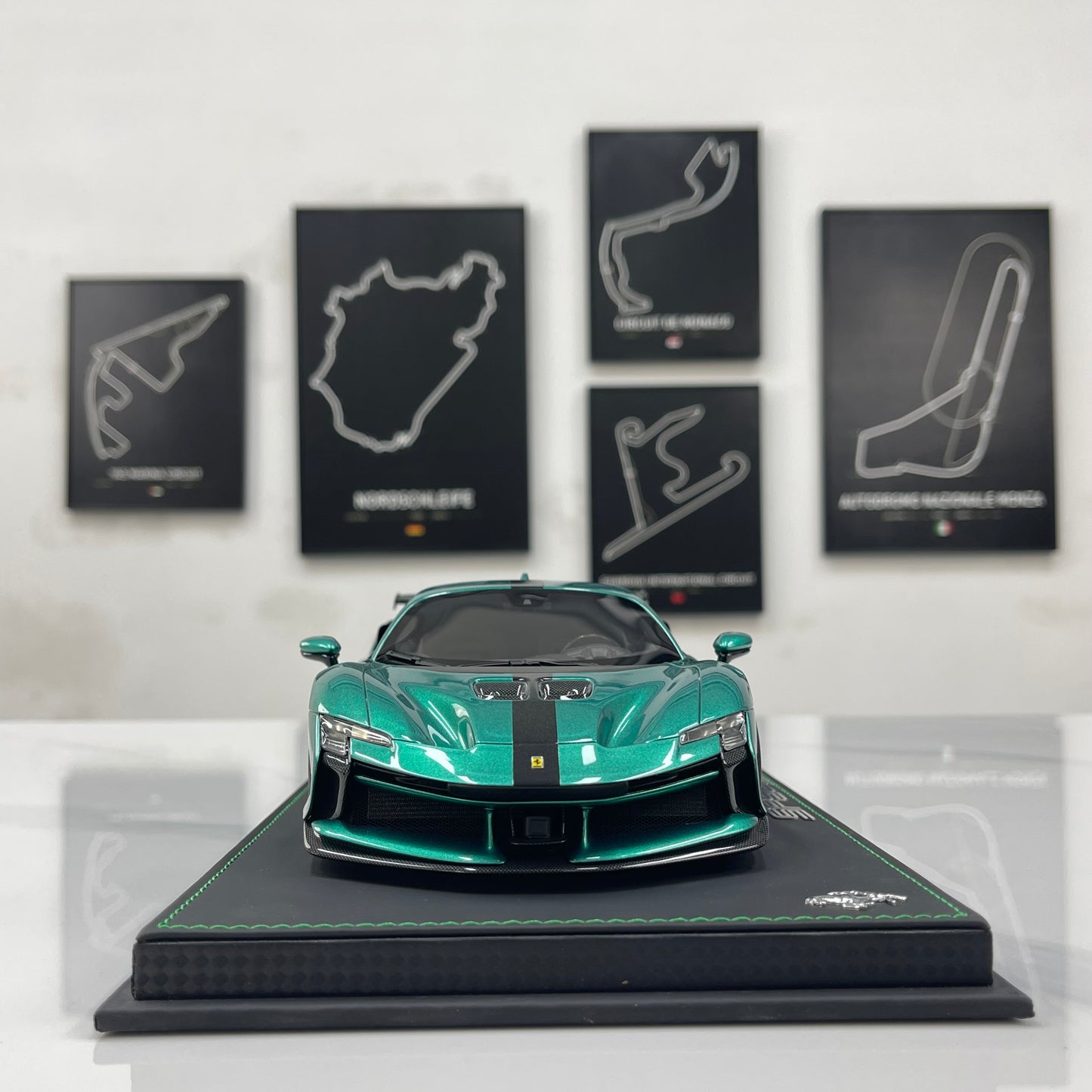 BBR 1/18 Ferrari SF90 XX Stradale – Jewel Green Metallic (P18237O)