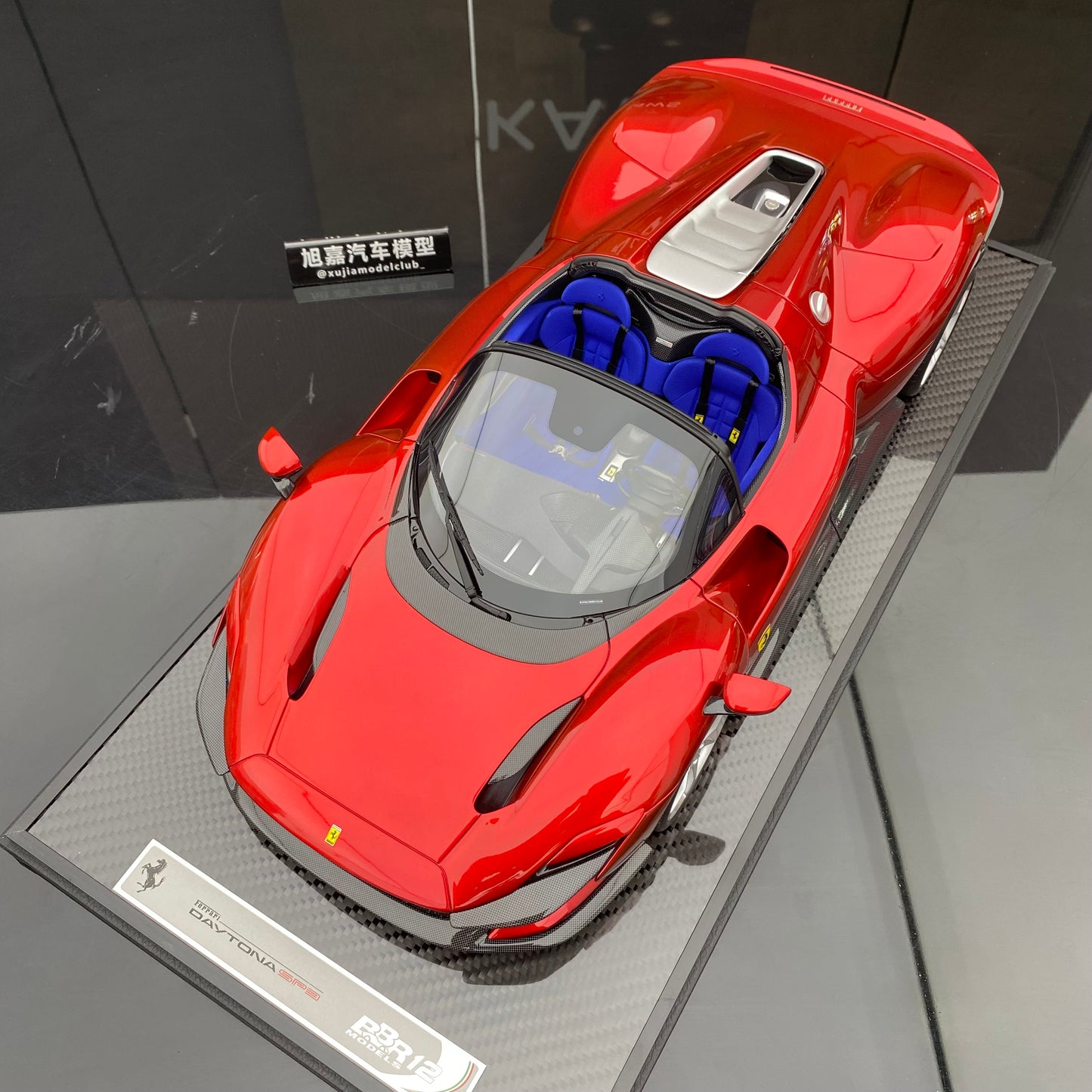 BBR 1/12 Ferrari SP3 Ferrari Daytona SP3 supercar simulation car model ornaments