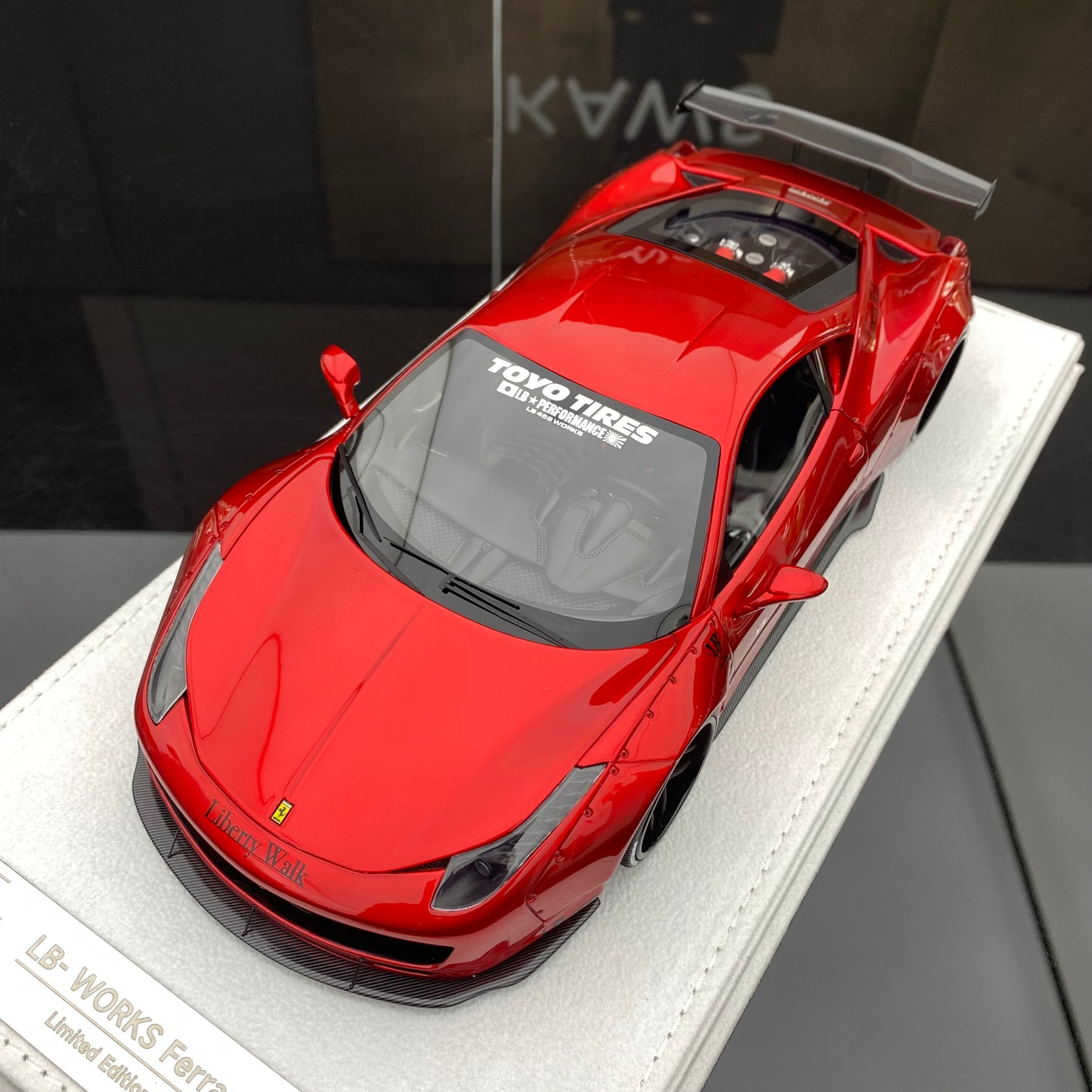 Ferrari 458 GT 1.0 Burgundy Edición Limitada Modelo BBA 1/18