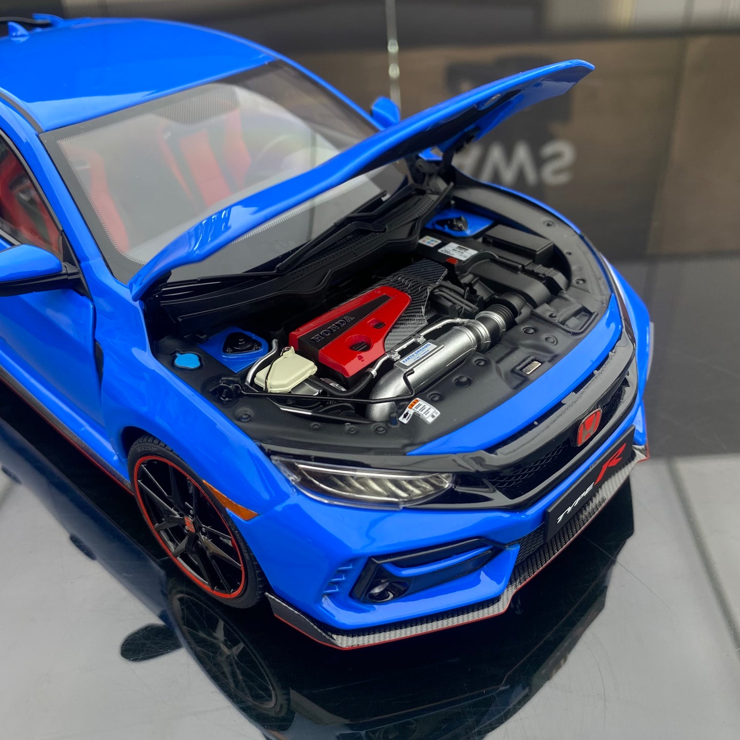 LCD 1/18 Honda Civic TYPE-R FK8 Alloy Simulation Car Model Gift