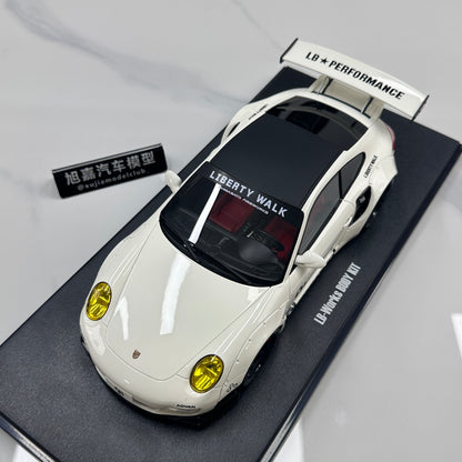 GT Spirit 1/18 Porsche LB-WORKS 997 TURBO White GT958