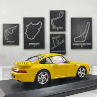 MINICHAMPS 1/18 Porsche 911 (993) Turbo (1995) Yellow 155061172