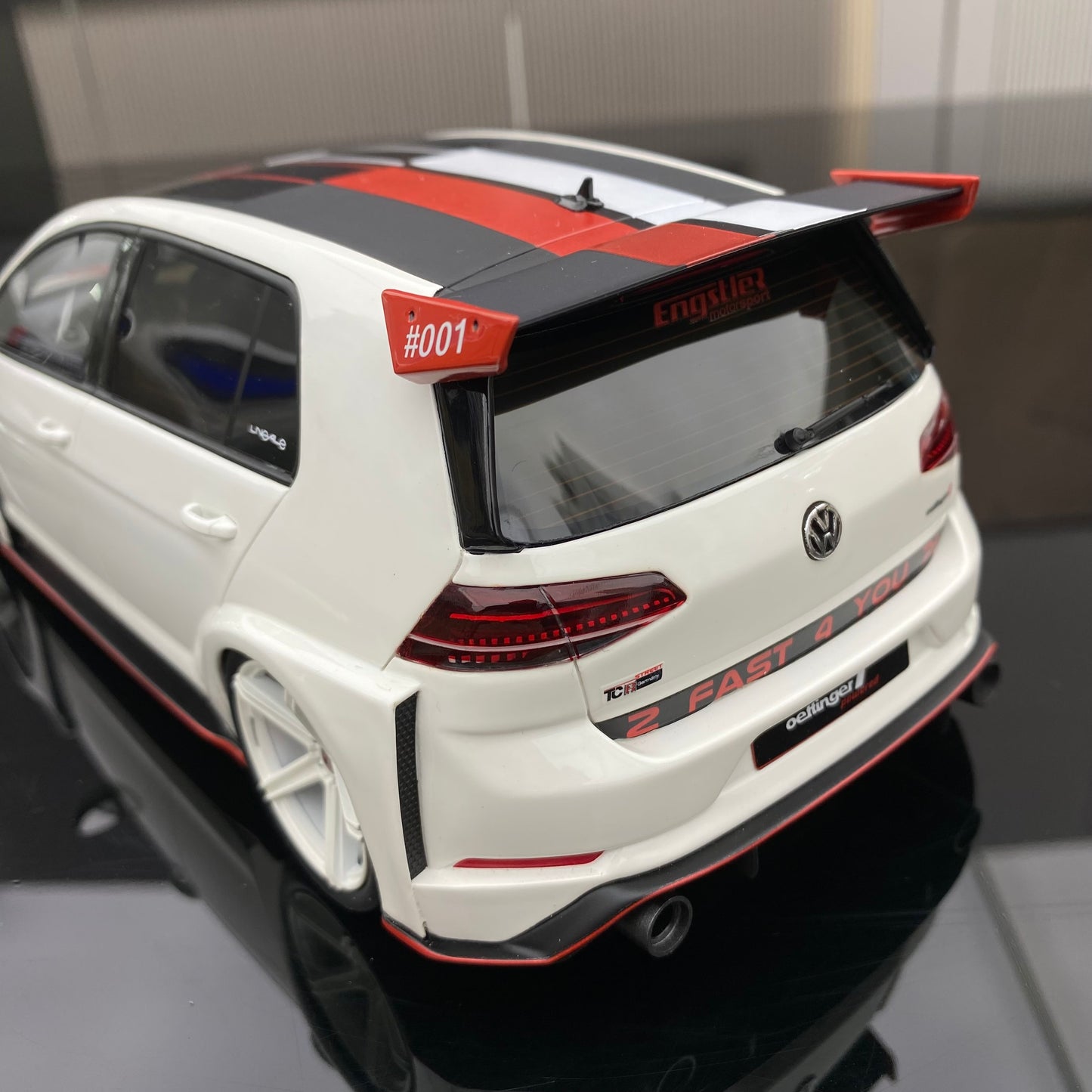 OTTO 1/18 Volkswagen GOLF VII GTI OETTINGER PURE white car model