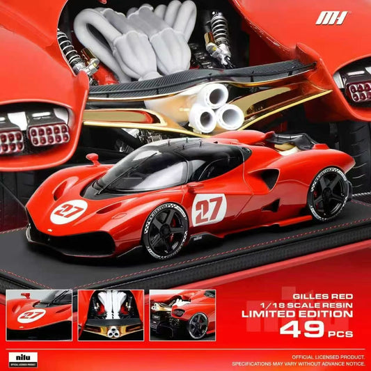 MOTORHELIX 1/18 Nilu 27 Limited Edition Supercar Model