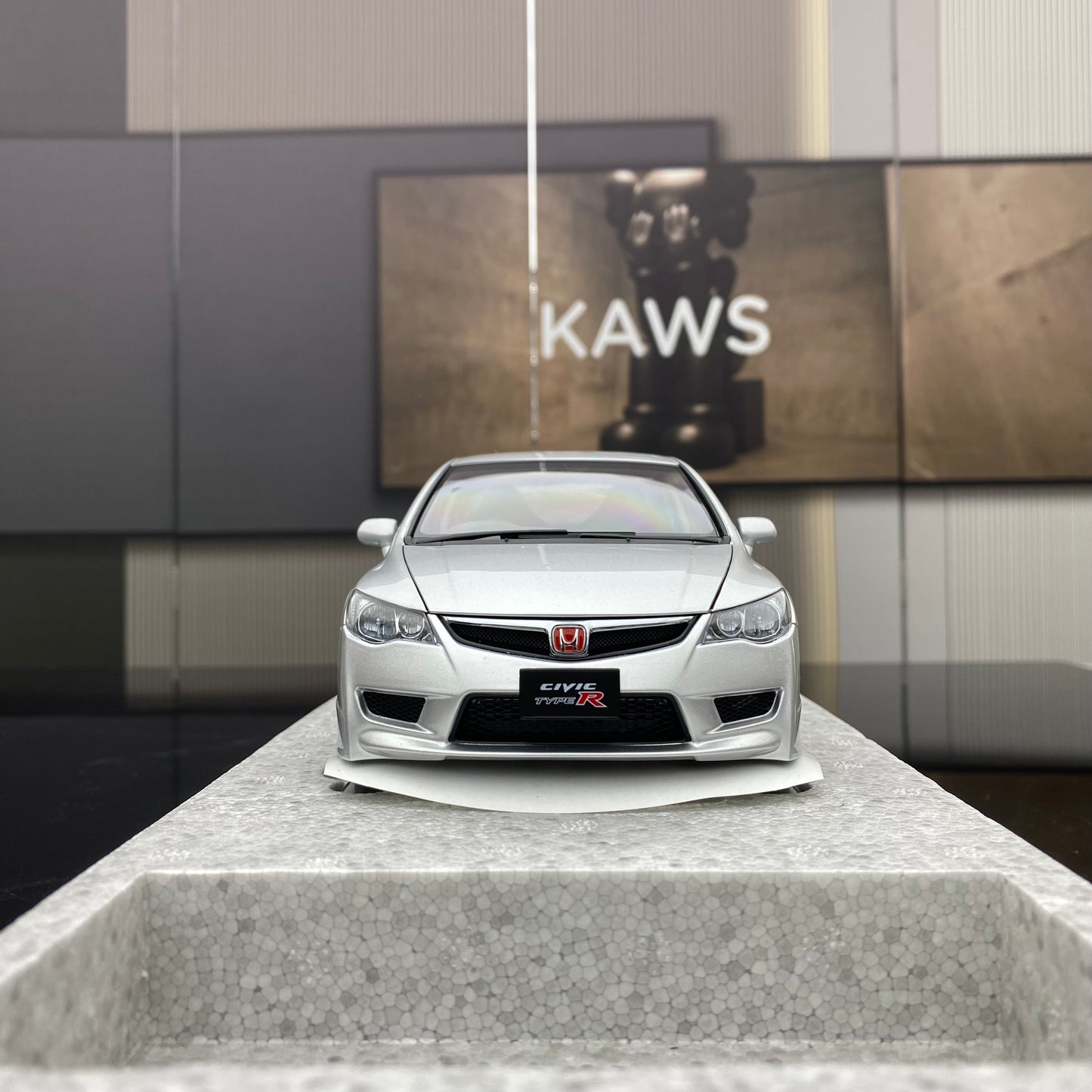 MH 1/18 Honda civic FD2 alloy full open simulation car model ornaments