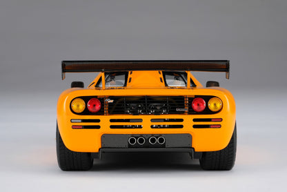 Amalgam 1/18 McLaren F1LM yellow simulation car model birthday gift ornament