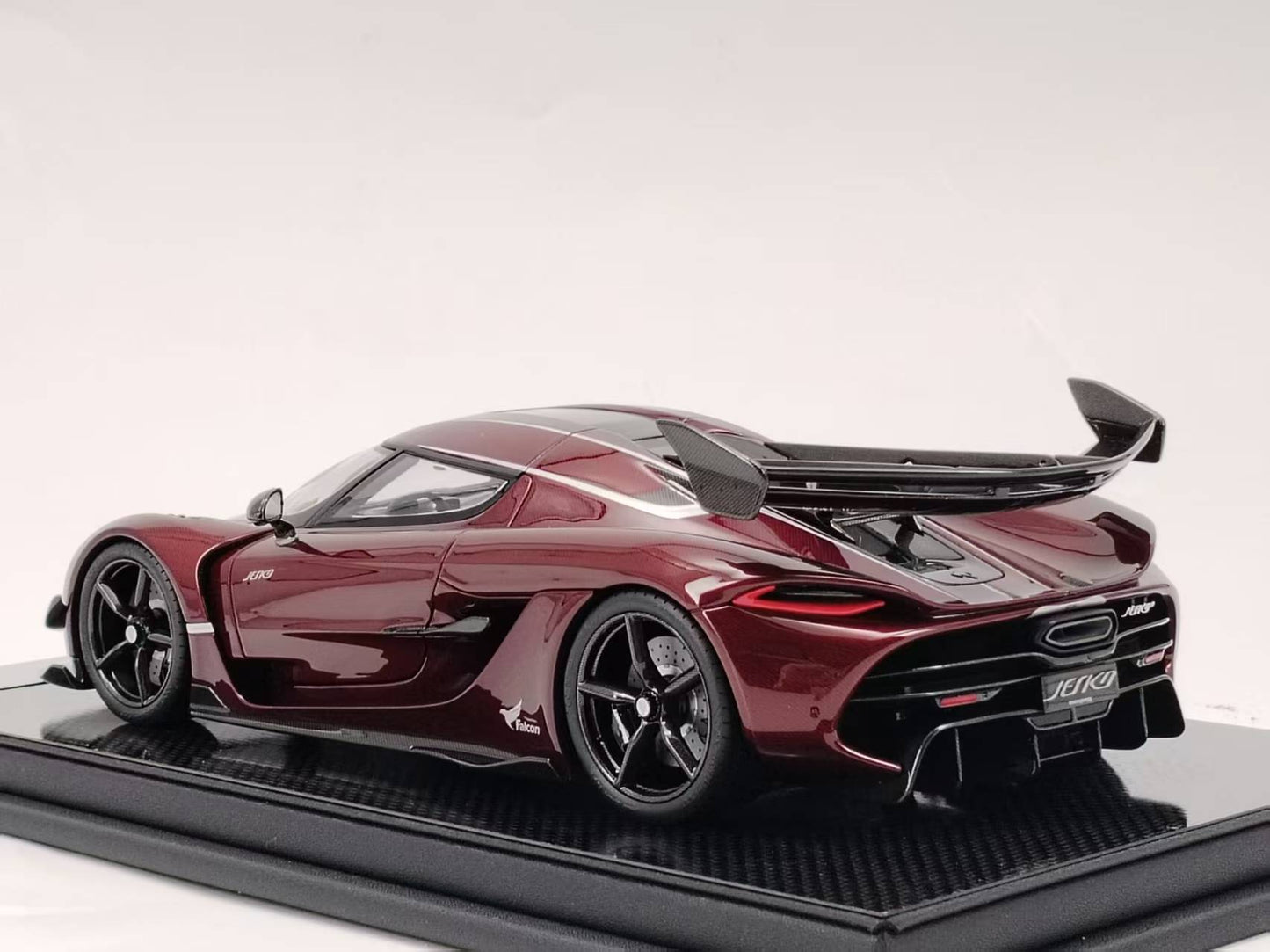 FRONTIART 1/18 Koenigsegg Jesko 7272 Red Carbon Resin Car Model FA162