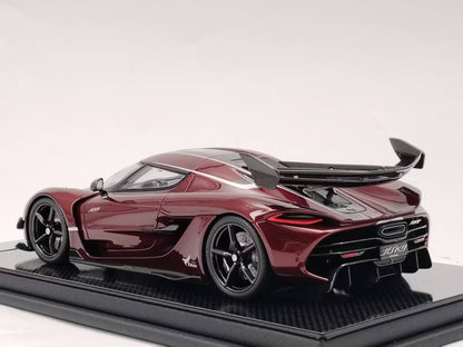 FRONTIART 1/18 Koenigsegg Jesko 7272 Red Carbon Resin Car Model FA162