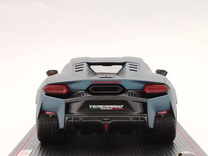 MR 1/18 Lamborghini New Calf Temerario Marinus Blue Resin Model LAMBO062B