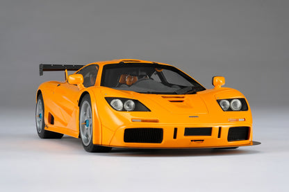 Amalgam 1/18 McLaren F1LM yellow simulation car model birthday gift ornament