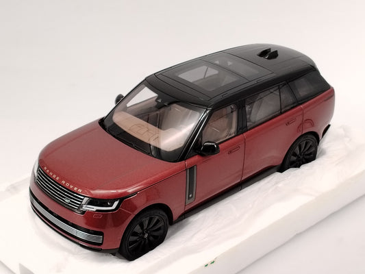 LCD 1/18 Land Rover 2 Range Rover SV Long Wheelbase Edition 2022 Red Alloy Model Car