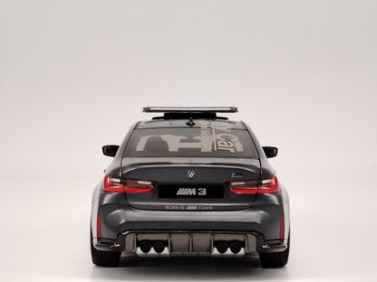 MINICHAMPS 1/18 BMW M3 COMPETITION Safety Car Grey Alloy Model 113020206