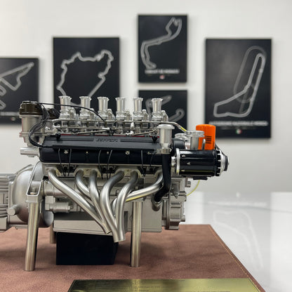 First Model 1/6 Ferrari 250 GTO Engine (Grey) FM06002