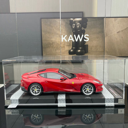 Amalgam 1/12 Ferrari 812 SUPERFAST Red Simulation Car Model