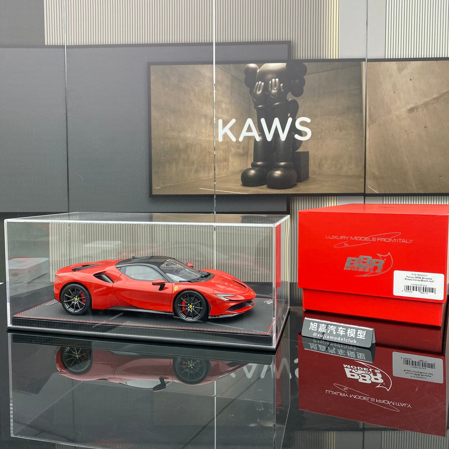 BBR 1/18 Ferrari SF90 Stradale Limited Edition Simulation Car Model Ornaments