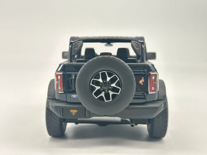 GT Spirit 1/18 Ford BRONCO Open Roof Blue Black Simulation Car Model