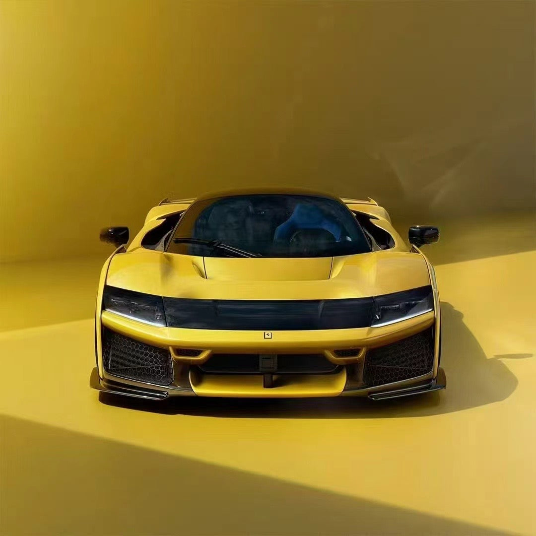 pre-sell BBR 1/18 Ferrari F80 metallic yellow limited edition car model ornament collection