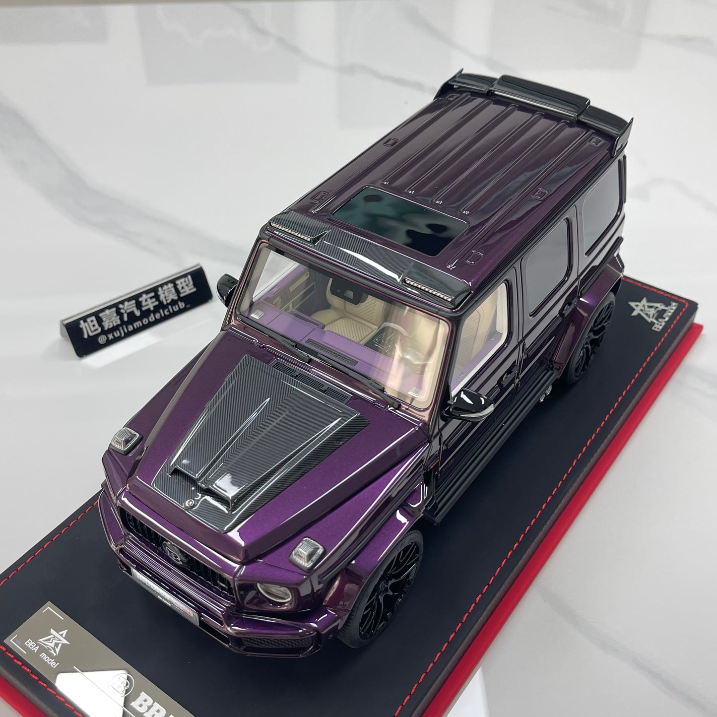 BBA MODEL 1/18 Brabus G800 Metallic Purple