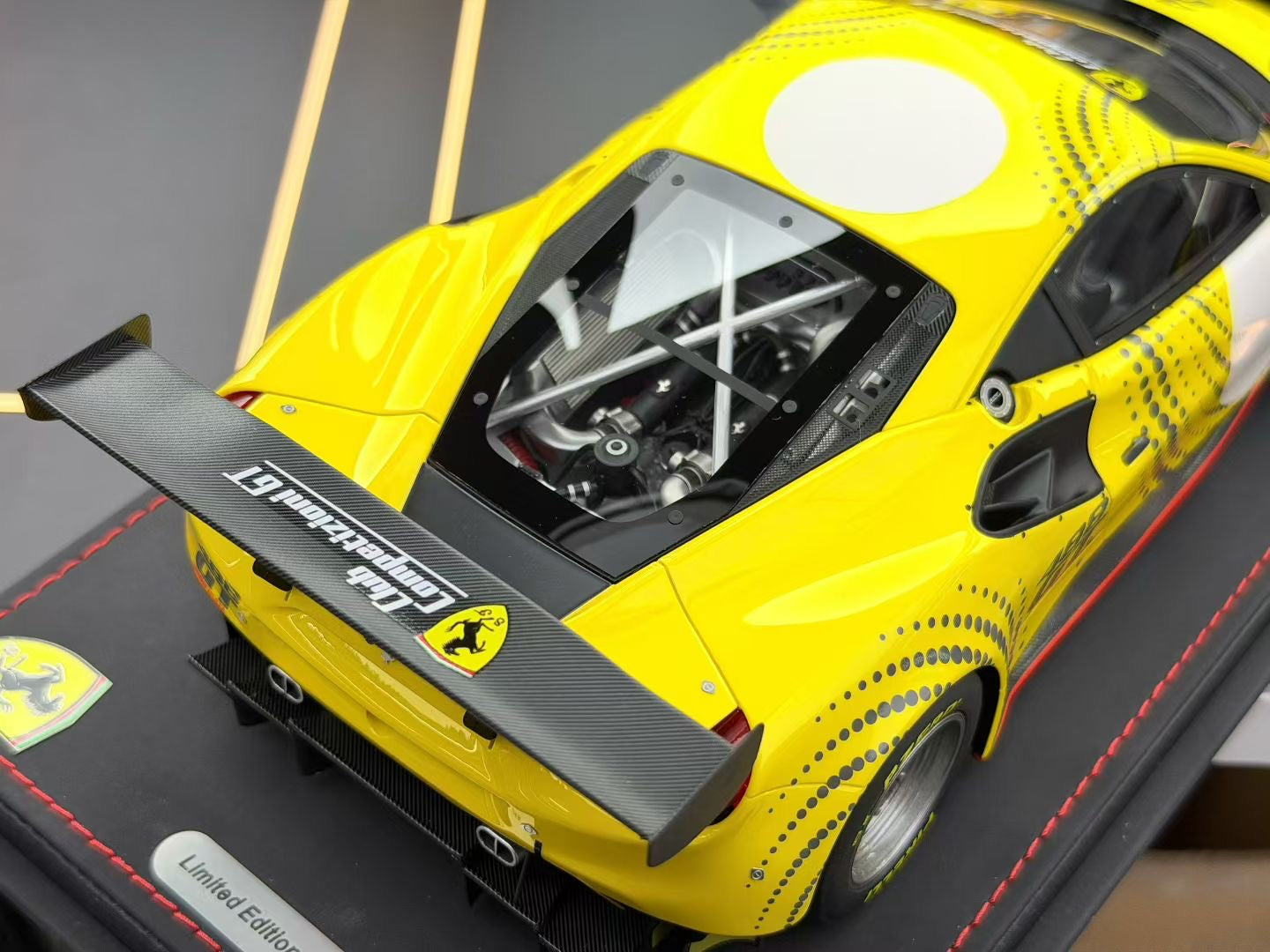 BBR 1/18 Ferrari 488 Modificata Yellow/Matt Silver Limited 248 pcs 230/248 DDJ007