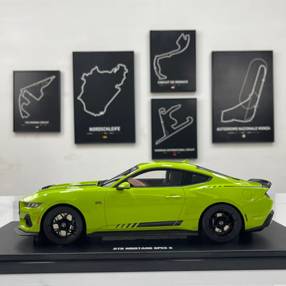 GT Spirit 1/18 Ford RTR Mustang Spec-3 Yellow (GT565)