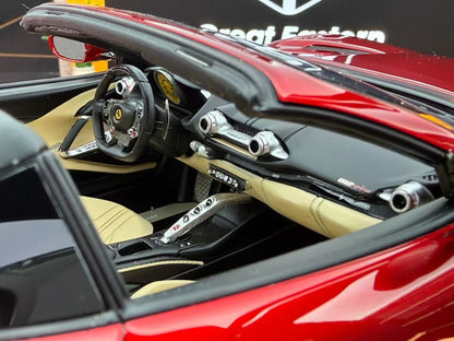 MR 1:18 Ferrari 812 GTS Metallic Red Christmas Special Edition 08/16 DDJ051