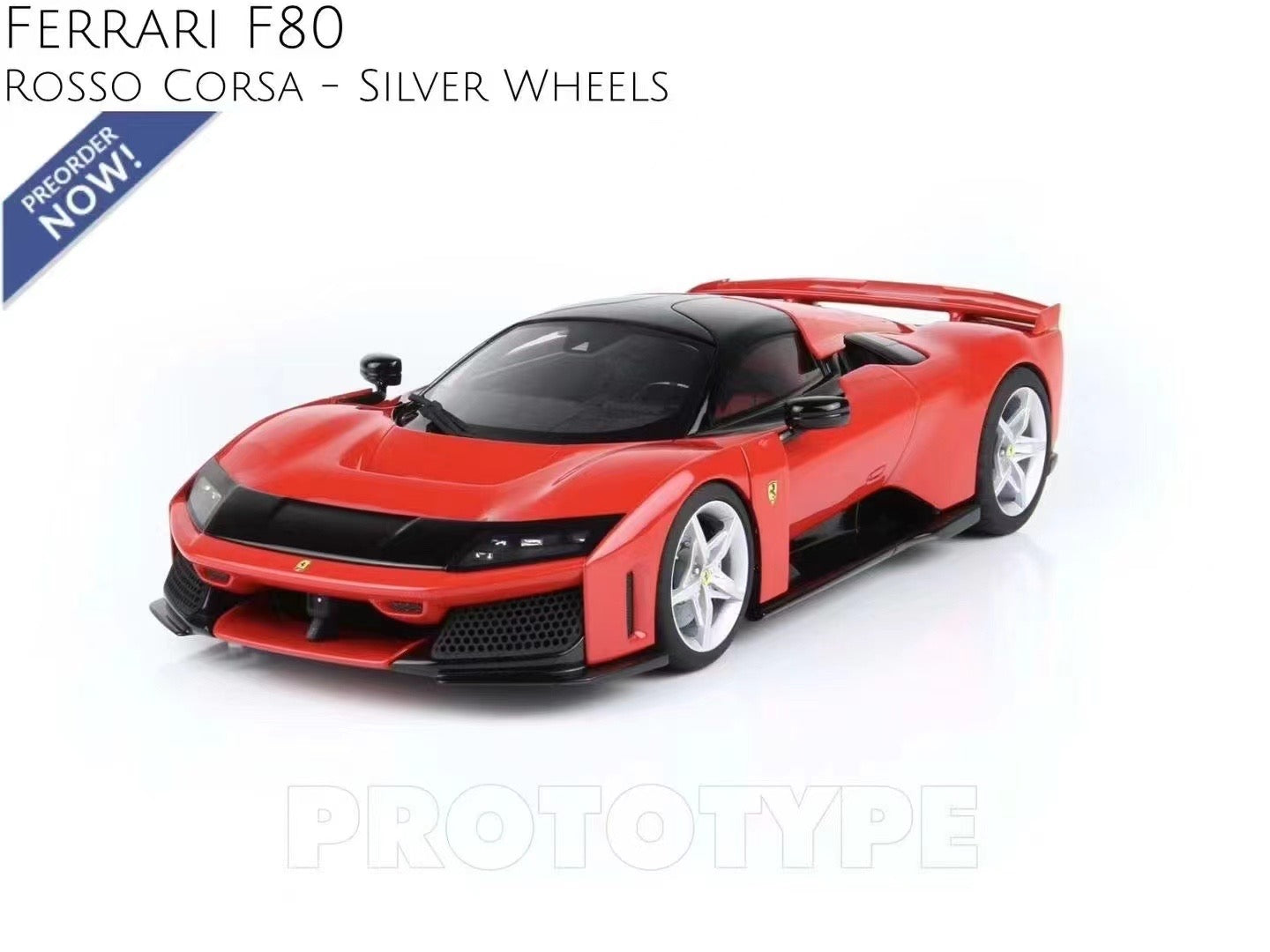 pre-sell BBR 1/18 Ferrari F80 New Horse Standard Red Limited Edition Car Model Ornament