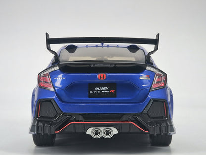 OTTO 1/18 Honda Civic fk8 typer blue simulation car model ornaments