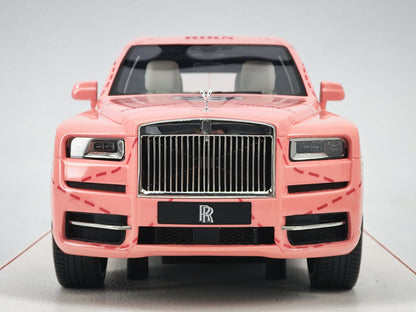 NCM 1/18 Rolls-Royce Cullinan Pink Pig Limited Edition Simulation Car Model Ornaments