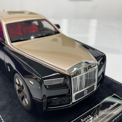 HH Model 1/18 Rolls-Royce Phantom Series II – Diamond Black/Champagne Gold (HH736)