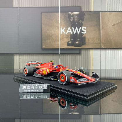 looksmart 1/18 Ferrari SF-24 2024 Saudi Grand Prix F1 third place No. 16 Leclerc